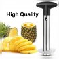 Stainless Steel Pineapple Kitchen Easy Useful Cutter Corer Slicer Peeler Cutter