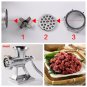 Meat Grinder Hand Manual Mincer Sausa Filler Food Maker Gadget Machine Kitchen