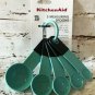 KitchenAid Classic Measuring Spoons Aqua Sky BPA-free Plastic Set of 5