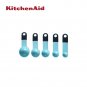KitchenAid Classic Measuring Spoons Aqua Sky BPA-free Plastic Set of 5