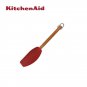 New KitchenAid Cherry Wood Silicone Mixing Spatula Heat Resistant