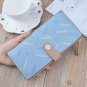 Ladies Women Wallet Purse Long Zipper Buckle Trendy Modern X 2