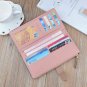 Ladies Women Wallet Purse Long Zipper Buckle Trendy Modern X 2