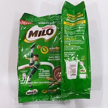 8 X 400G NESTLE MILO Active-Go Essential Natural Energy Drink  FREE SHIPPING