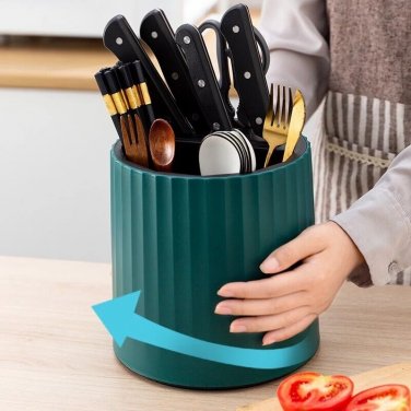 2 Pcs Rotating Cutlery Holder for Kitchen Sink 360&Acirc;&deg; Convenience and Practical