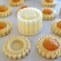 4 Pcs Pineapple Tart Jam  Cookies Dough Cutter Thumbprint Linzer FREE SHIPPING