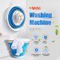 Portable Mini Tub Washing Machine Clothes Laundry Travel Foldable Washing Bucket