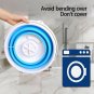 Portable Mini Tub Washing Machine Clothes Laundry Travel Foldable Washing Bucket