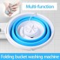 Portable Mini Tub Washing Machine Clothes Laundry Travel Foldable Washing Bucket