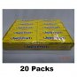 20 Packets Wrigley's Juicyfruit Chewing Gum Clean Fresh Feeling  Fast Shipping