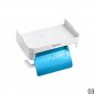 Toilet Kitchen Wall Bathroom ROLL PAPER HOLDER With Cover Shelf Mount Adhesive