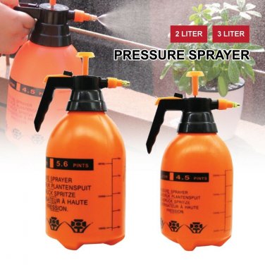 Hand Pressure Sprayer Garden Pump Watering Can Spray Bottle Plant Flowers