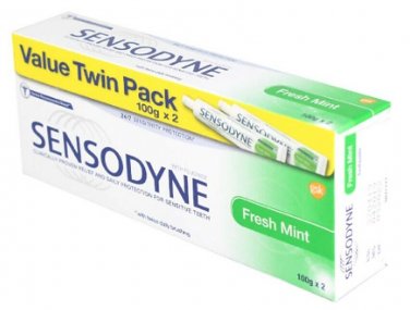 Sensitivity SENSODYNE Original Toothpaste Fresh Mint Taste  10 X 100GM