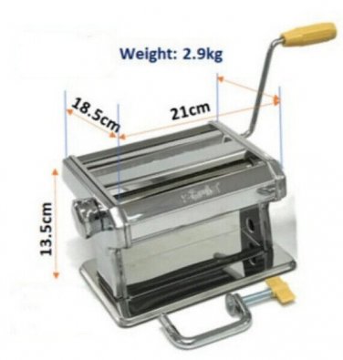 Shule PASTA & ROLLER NOODLE MAKER High Quality Manual S/ Steel Fast Shipping
