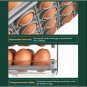 Egg Holder Large Capacity 32 Grid Drawer Fridge Organizer Egg Storage Box X 2pcs