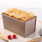 2 Pcs New Bread Loaf Pan with Lid Non-stick Bread Tool Bake Mold Bakeware
