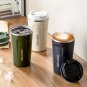 Coffee Mug Tumbler Vacuum Flask Insulated Stainless Steel 380/510 ml X 2 Pcs