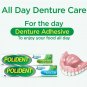 POLIDENT ADHESIVE CREAM Fresh Mint Improve Denture Fit Strong hold 60g X 4 pcs