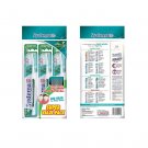 10 SET (3pc per pack) SYSTEMA Toothbrush Full Head Super Value Pack Original