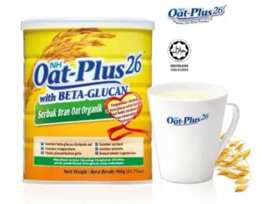 NH Oat Plus 26 with Beta- Glucan Organic Oat Bran Powder 900GM X 2 Good Health
