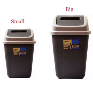 2 Pcs LAVA SWING TRASH CAN Garbage Indoor Home Kitchen Plastic Waste Dustbin