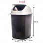 2 Pcs LAVA SWING TRASH CAN Garbage Indoor Home Kitchen Plastic Waste Dustbin