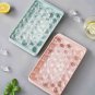 Mold with Cover Ice Maker Homemade Cube Mould Refrigerator Silicone Ice Tray