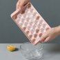 Mold with Cover Ice Maker Homemade Cube Mould Refrigerator Silicone Ice Tray