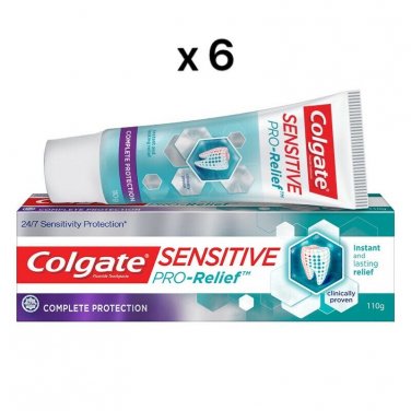 6 PACKS x 110G COLGATE Sensitive Pro-Relief Whitening Toothpaste  FREE SHIPPING