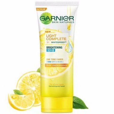 6 X 100ML Garnier Light Complete Multi Brightening Cream Serum Face Scrub