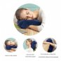 Multi-function Memory Foam Nap Pillow Comfortable Relaxation Velvet Fabric