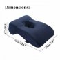Multi-function Memory Foam Nap Pillow Comfortable Relaxation Velvet Fabric