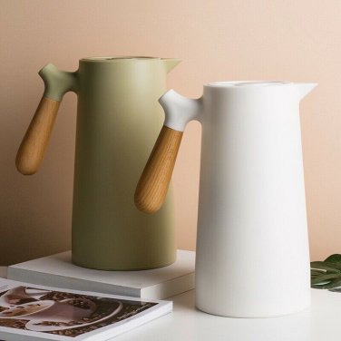 1 Litre THERMOS FLASK  Jug  Vacuum Insulation Kettle Heat Resist Jar Pitchers
