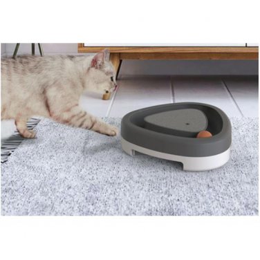 Pet Cat Self-hey Toy Smart Funny Cat Triangle Turntable Electric Toy Cat Scratcher