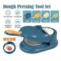 2 units DIY Dumpling Maker 2 in 1 Dumpling Skin Press Dough Presser Mold Tool