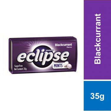 Mints Wrigley's Eclipse 12 X 35g Blackcurrant Sugarfree Candy Tin Fresh Breath