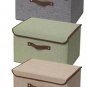 Large Storage Basket Rectangular Fabric Collapsible Bin Box 3-Pack 2025