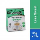 Chek Hup 3 In 1 Original Ipoh White Coffee Less Sweet  -  12 Satchet x 35gm