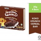 4 BOXES (16 packets x 25g) Koko Krunch Breakfast Cereal Choc Bar