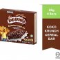 4 BOXES (16 packets x 25g) Koko Krunch Breakfast Cereal Choc Bar