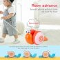 2 units Snail Pull Along Toys String Crawl Cartoon Baby Toddler Early Education
