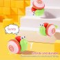 2 units Snail Pull Along Toys String Crawl Cartoon Baby Toddler Early Education
