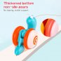 2 units Snail Pull Along Toys String Crawl Cartoon Baby Toddler Early Education