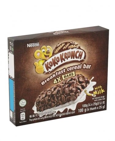 3 Packets X 4pcs Chocolate Bars Koko Krunch Breakfast Cereal Fast Ship