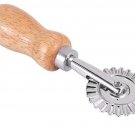 2 pcs Wood Handled Pie Dough Pastry Edger Italy Ravioli Cutter Crimper Wheel