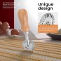 2 pcs Wood Handled Pie Dough Pastry Edger Italy Ravioli Cutter Crimper Wheel