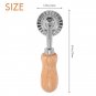 2 pcs Wood Handled Pie Dough Pastry Edger Italy Ravioli Cutter Crimper Wheel