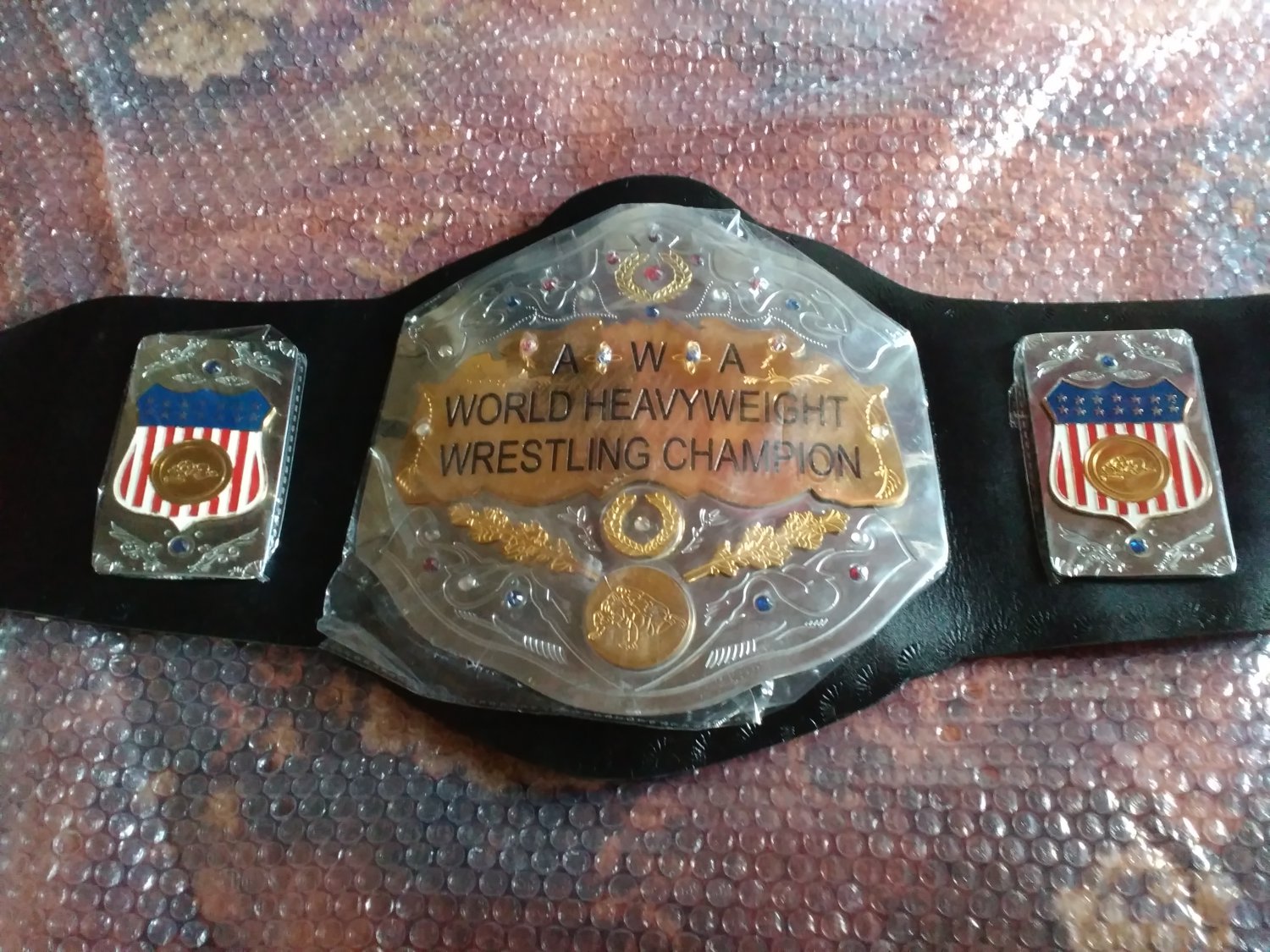 awa world heavyweight championship belt
