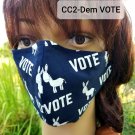 Unique Democratic Vote Masks - Size: Regular, NO filter