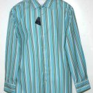 Gap Dress Shirt Fitted Striped Men's Size 17.5 X 37